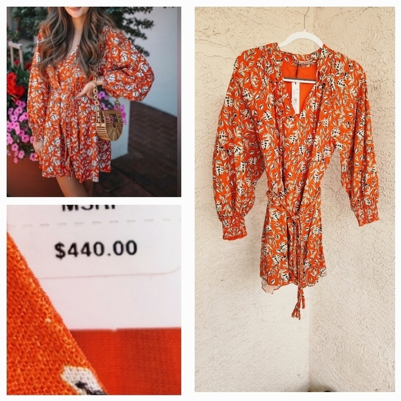 Alice‎ + Olivia Lilian Floral Mini Dress - Picture 1 of 6